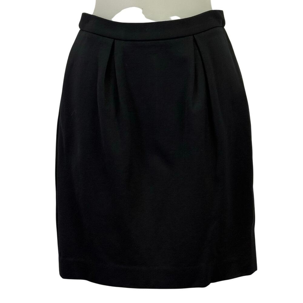 Banana Republic Structured Knee Length Pencil Skirt Black Size 2 Suit Separate